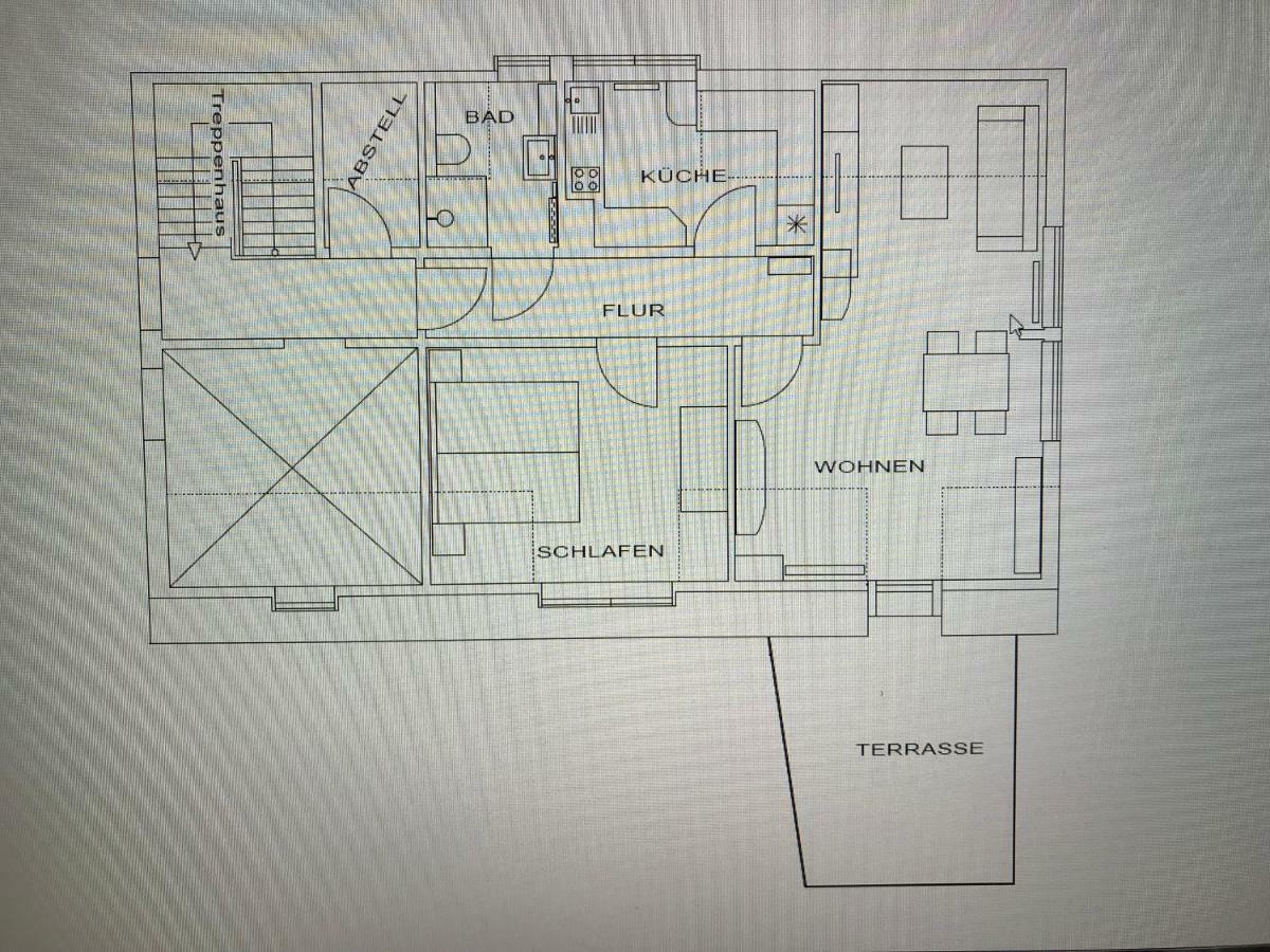 Peedy'S Luxurioese 60M² Wohnung Mit Balkonterrasse Stade Exterior photo